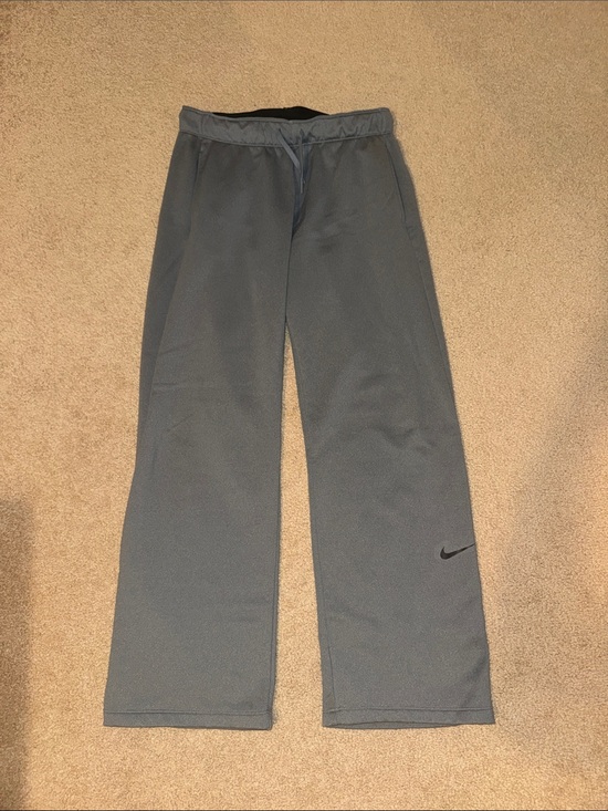 Nike Pants - Nike Charcoal Gray Jogger Sweatpants with Swoosh